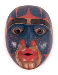 Decorative Northwest Coast-Style Carved Mask