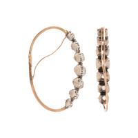 GEORGIAN, FRENCH, DIAMOND POISSARDE EARRINGS