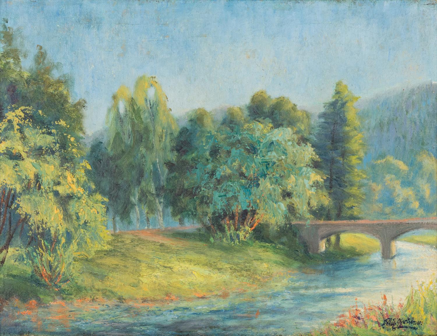A Group of Seven Decorative Paintings