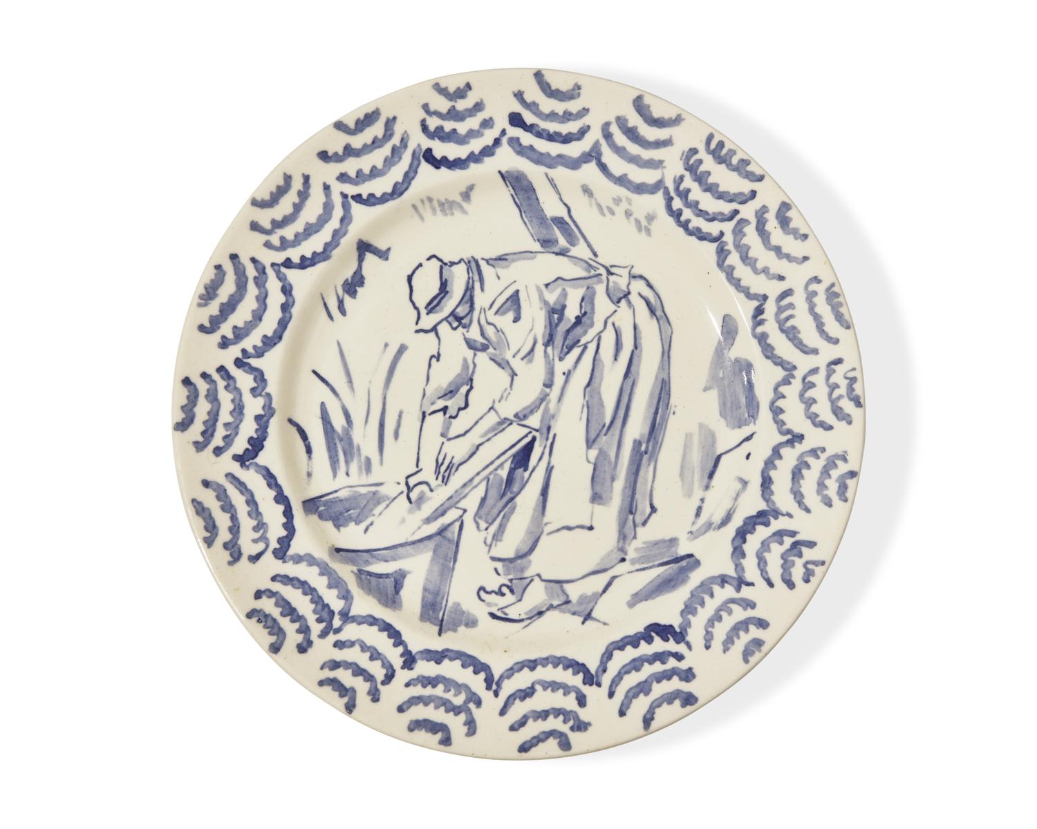 A Wedgwood Creamware Plate