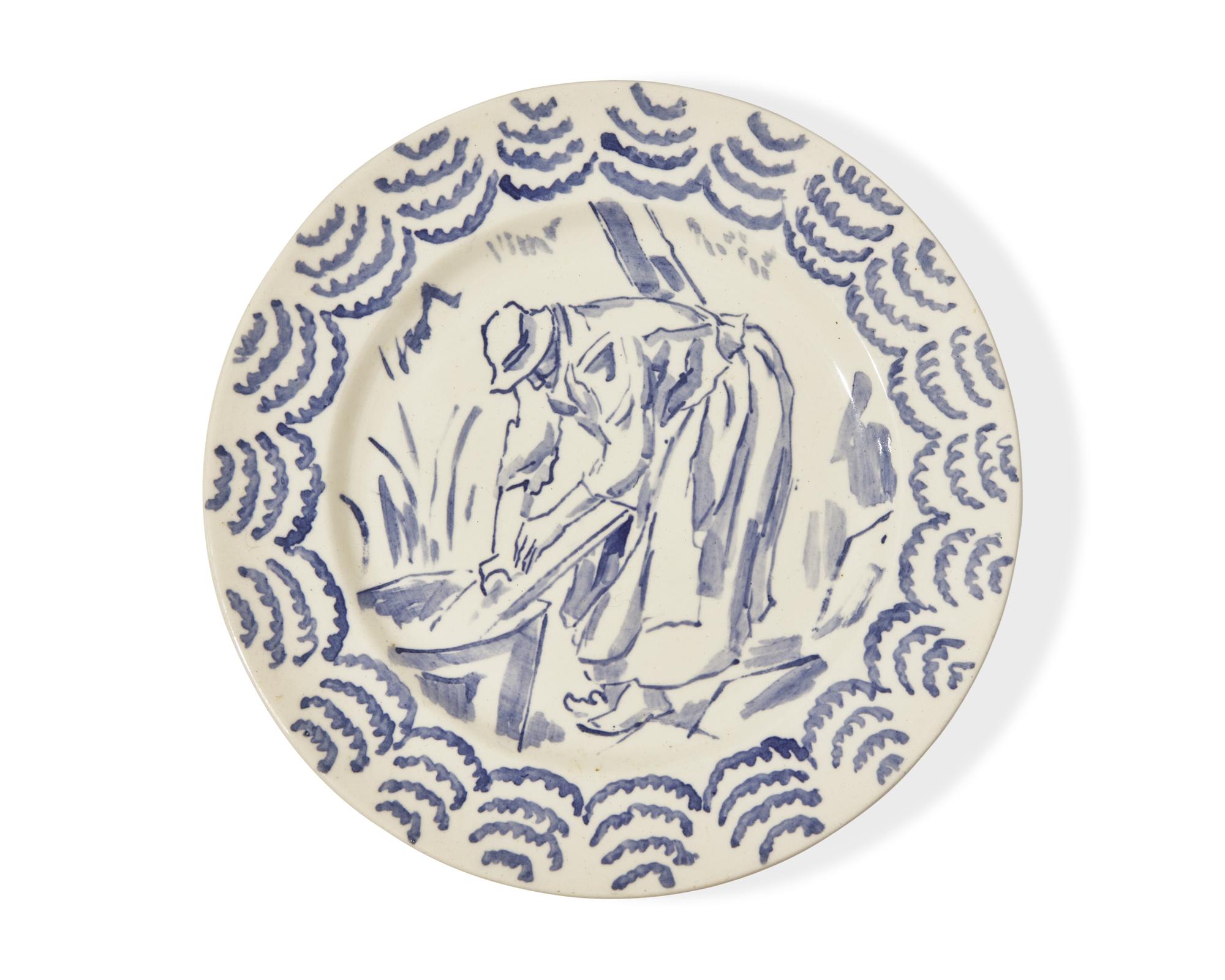 A Wedgwood Creamware Plate