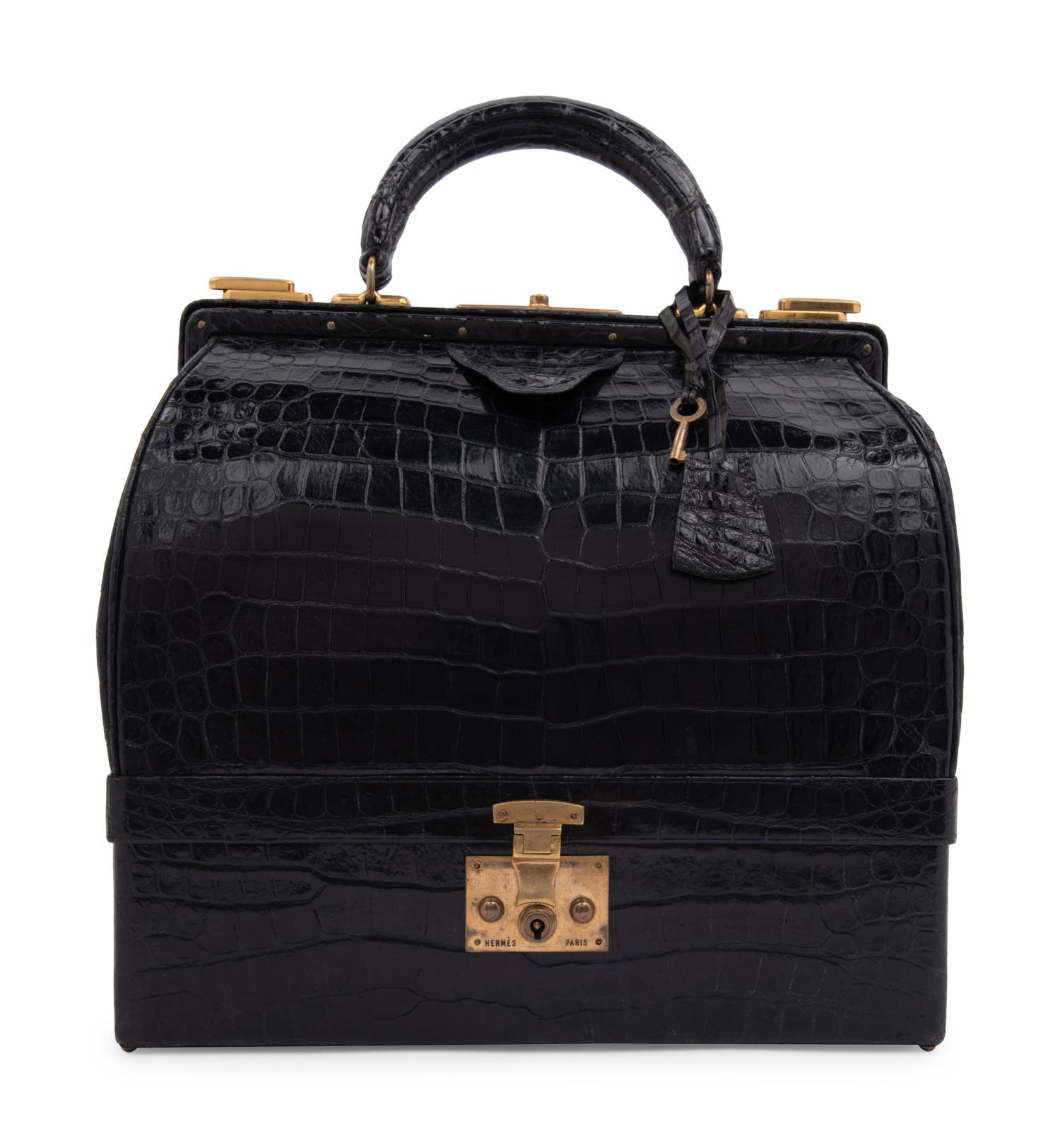 Hermès Crocodile Sac Mallette 26cm, c1956