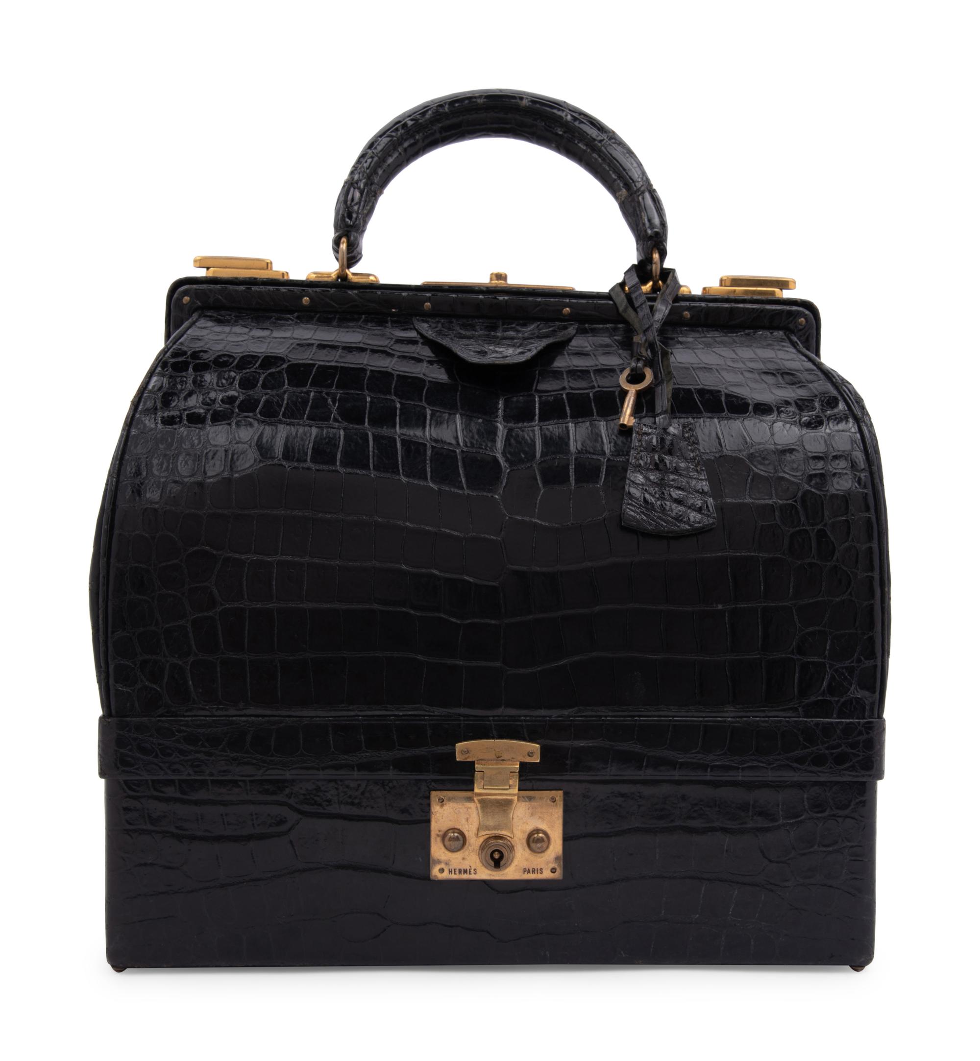 Hermès Crocodile Sac Mallette 26cm, c1956