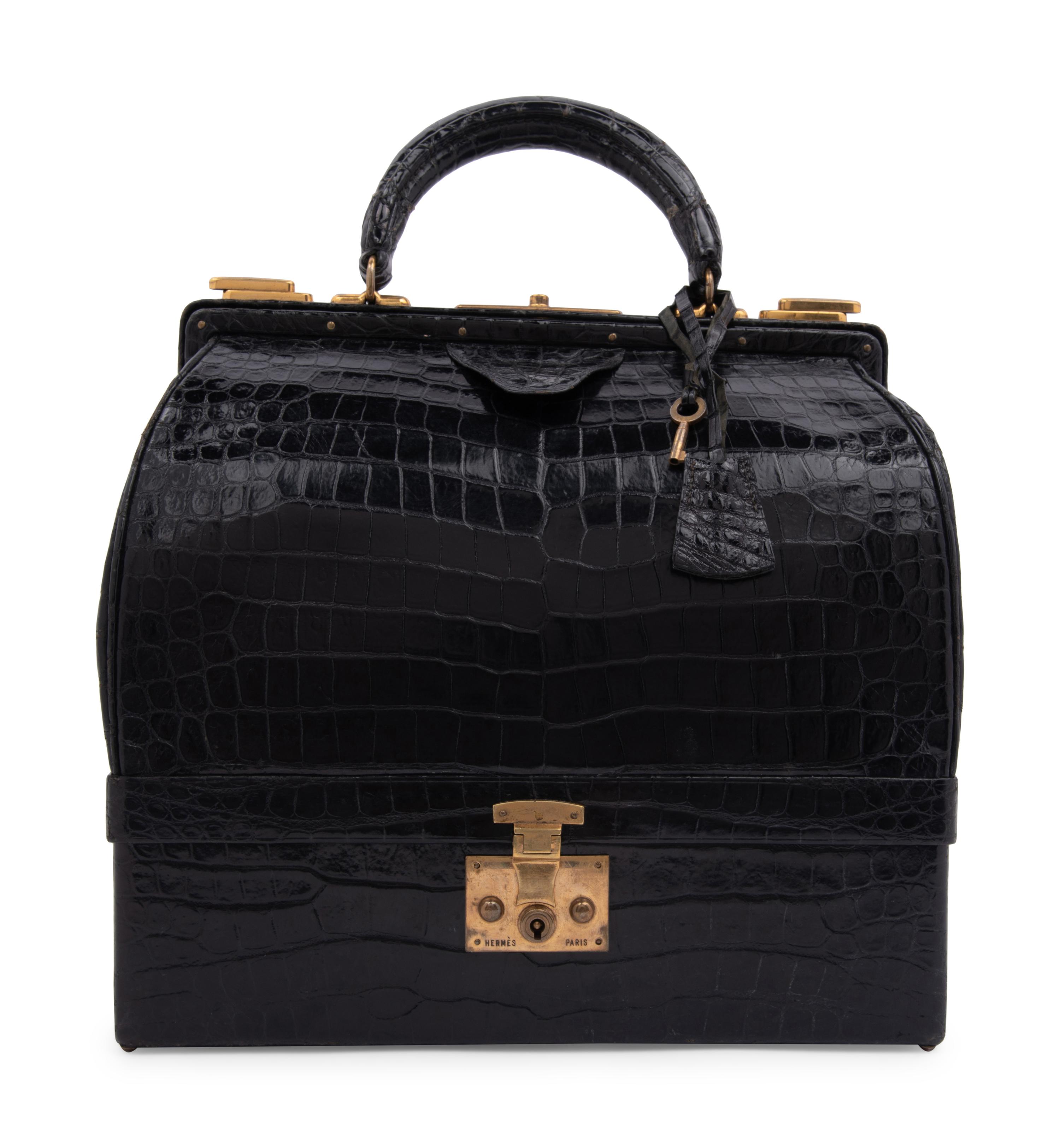 Hermès Crocodile Sac Mallette 26cm, c1956