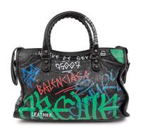 Balenciaga Leather Graffiti Shoulder Bag, Spring/Summer 2018
