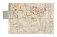 [Civil War]. Military Map of the United States and Territories Showing the Location of Military Posts, Arsenals, Navy Yards, and Points of Entry. Philadelphia: P.S. Duval & Son, 1861.