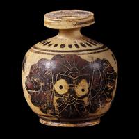 A Corinthian Black-Figured Aryballos