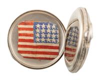 [POLITICS]. Pocket watch presented by Woodrow Wilson to Wilbur Cherry.
