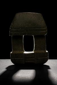 A Mezcala Diorite Temple Model