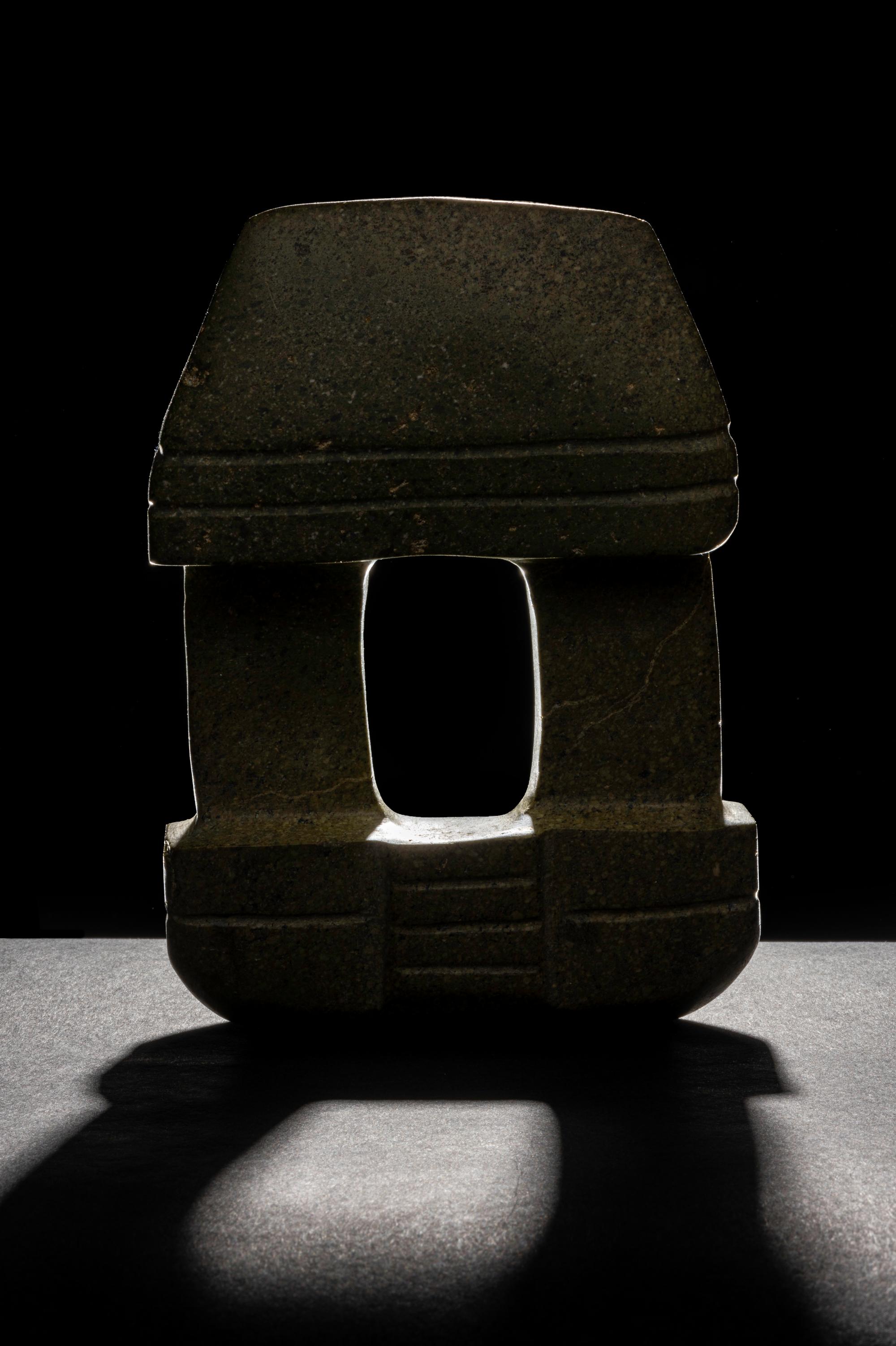 A Mezcala Diorite Temple Model