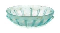 A Ribbed Glass Serving Bowl Diameter of first 6 1/8 inches. — POSSIBLY ROMAN