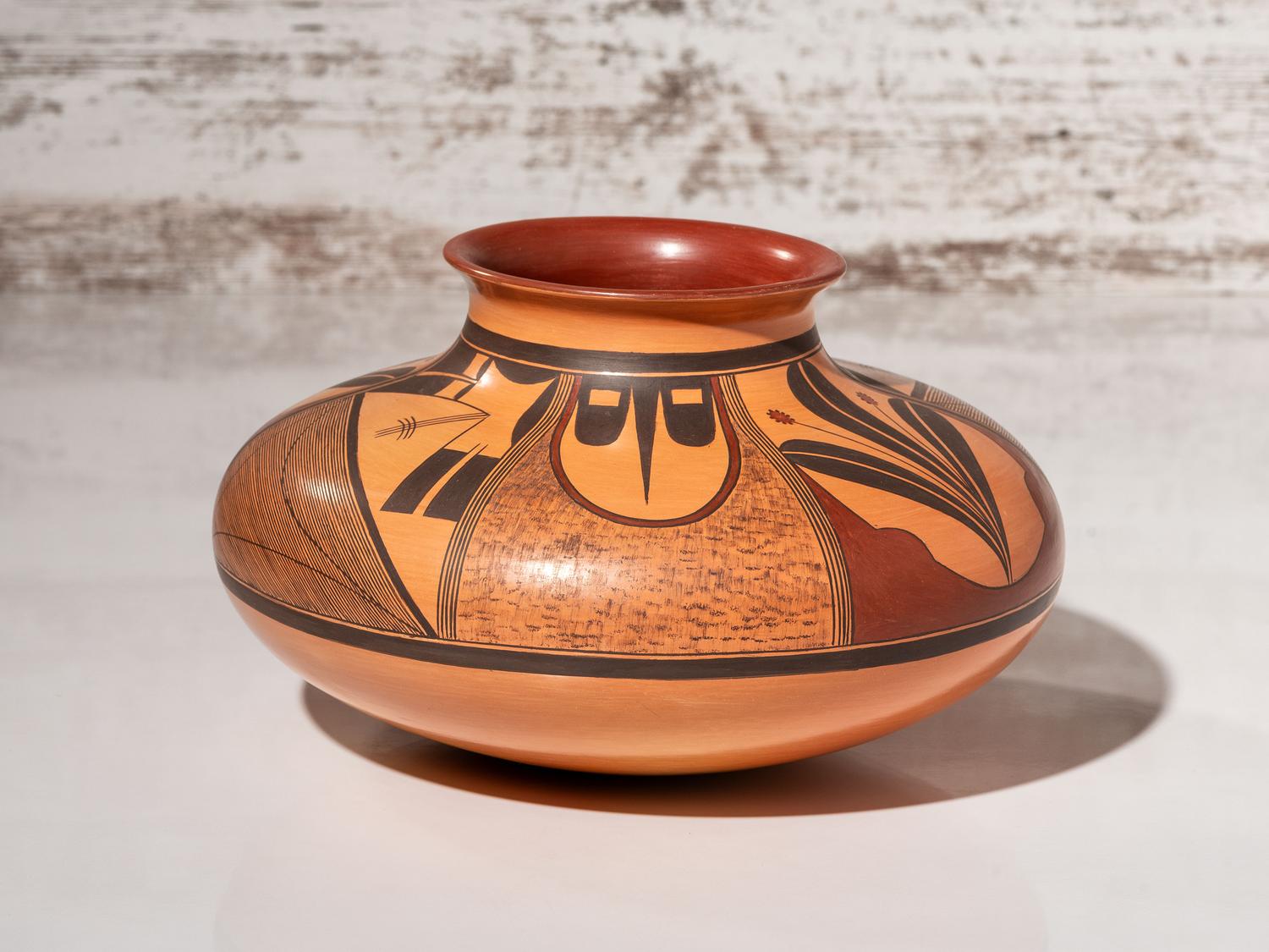 Award Winning Polychrome Pottery Jar