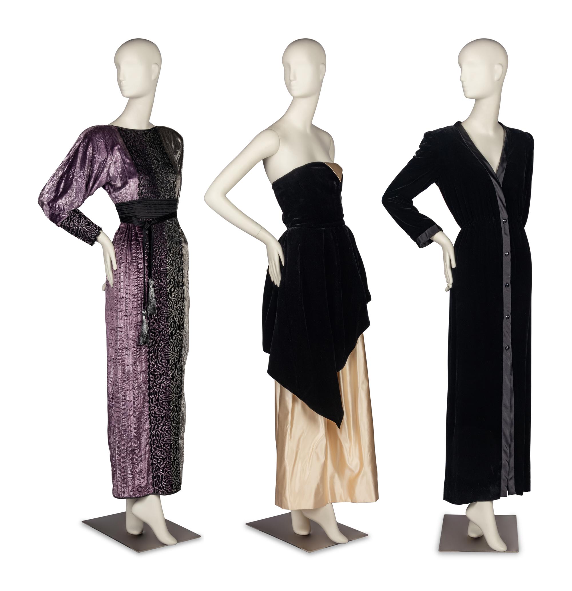 Two Lanvin Dresses and One Geoffrey Beene Dress