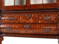 A Dutch Marquetry Cabinet on Stand