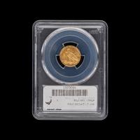 A 1911 Indian Head $2.50 Gold Coin [PCGS MS62]