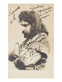 A Group of 5 Signed Photographs or Photographic Postcards of Opera Singers from the 1920s
