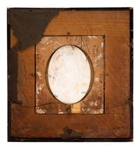 A Continental Porcelain Plaque in a Giltwood Frame