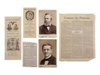 [POLITICS]. A large group of 1870s and 1880s political ephemera, including emerging third parties.