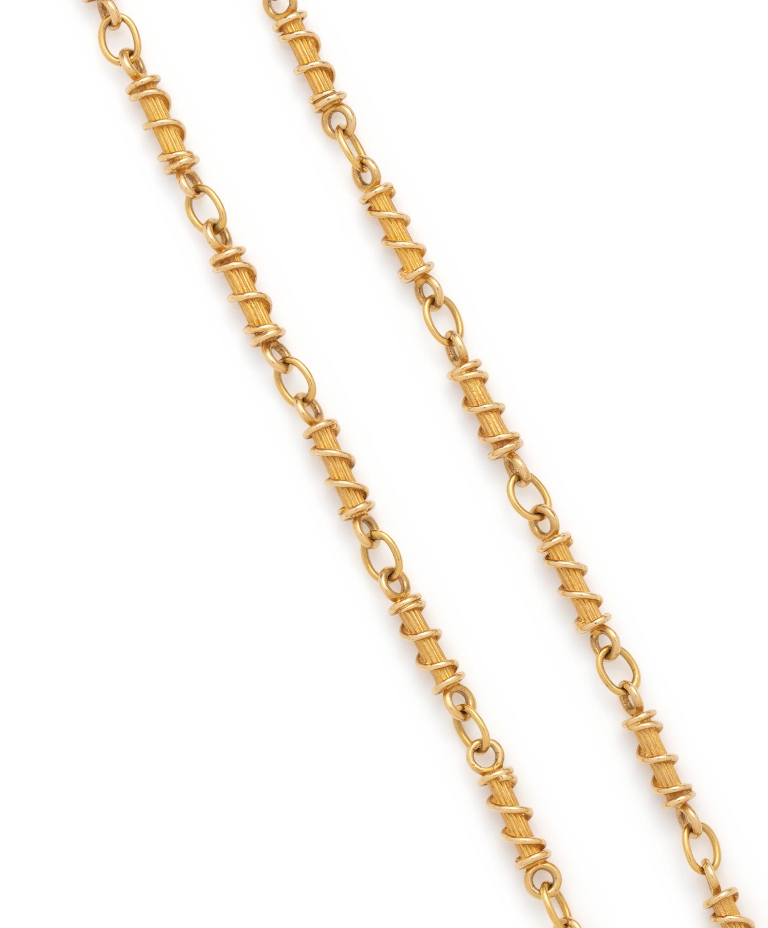 YELLOW GOLD NECKLACE