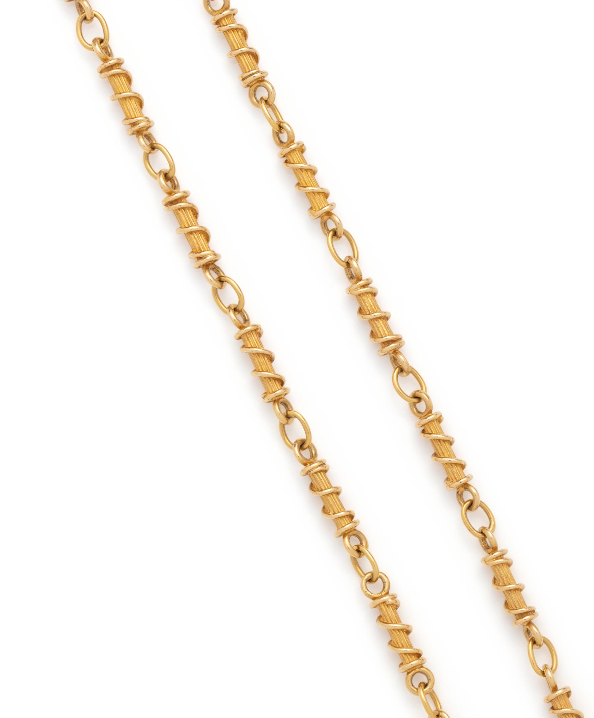 YELLOW GOLD NECKLACE