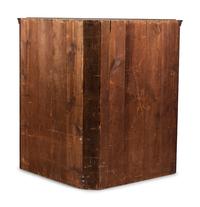 A Chippendale Painted Cherrywood Corner Cupboard