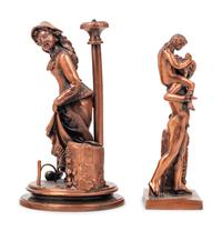 Two Continental Bronze Figures