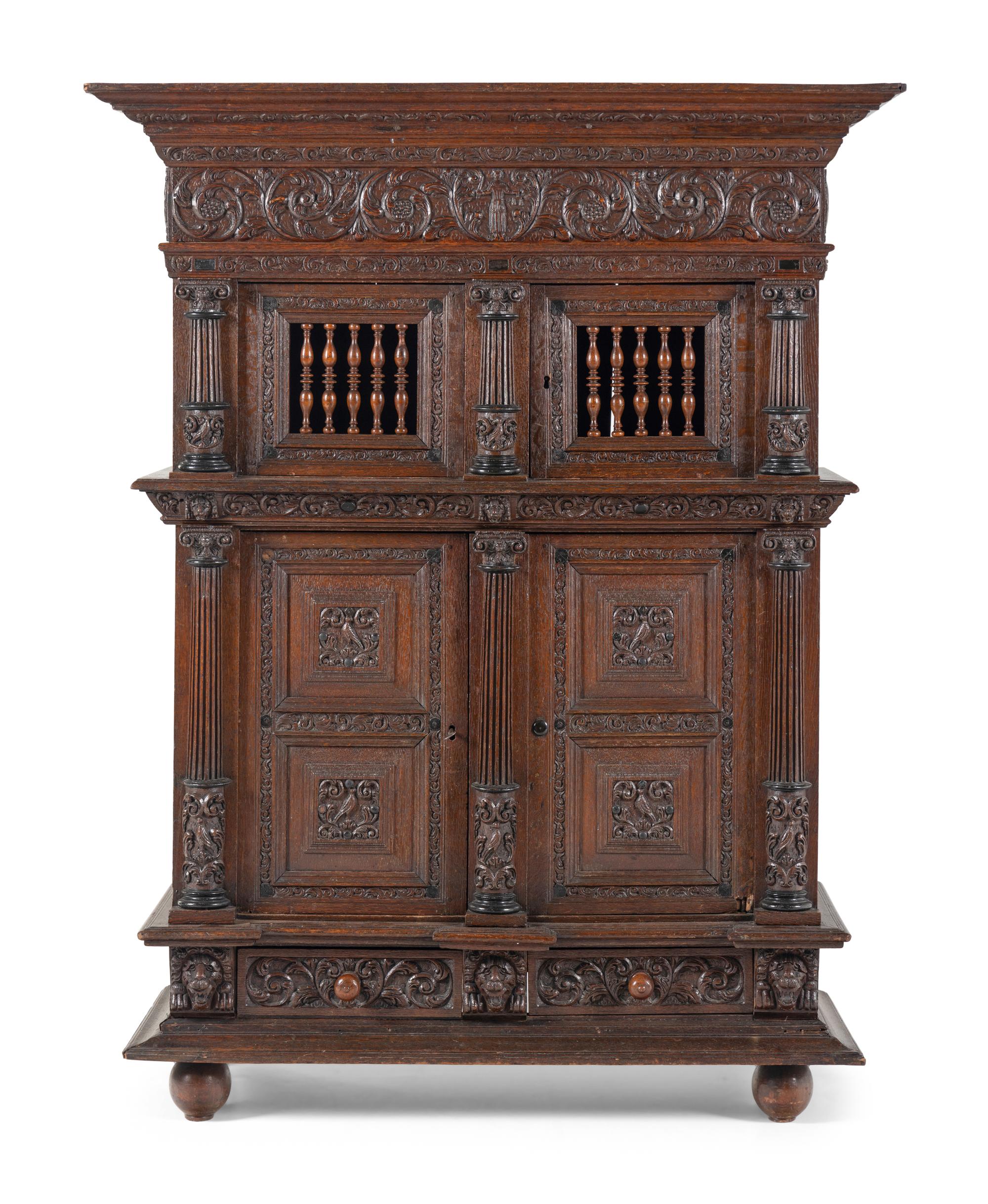 A Dutch Carved Oak Kast