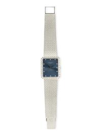 PATEK PHILIPPE, REF. 3613/1 18K WHITE GOLD AND DIAMOND WATCH