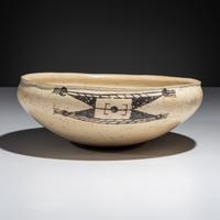 Ancestral Pueblo, Sikyatki Polychrome Pottery Bowl