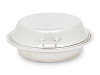 An American Silver Divided Entree Dish and Cover