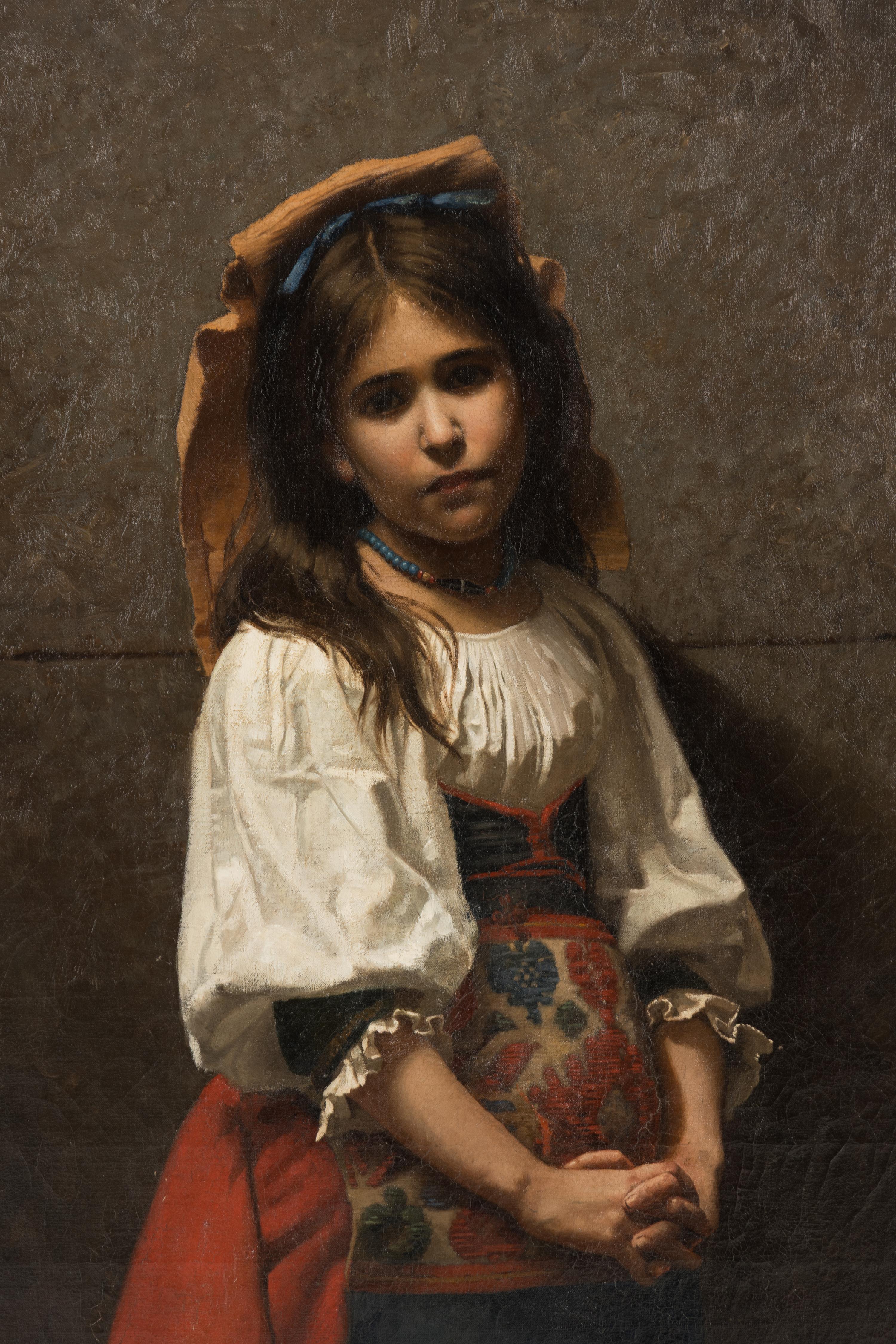 L'Italienne (At the Fountain) , 1875