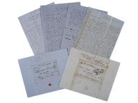 [US NAVY]. PAULDING, Commodore Hiram (1797-1878). Personal correspondence of Paulding to his wife Ann Marie Paulding, and other family members, incl. discussion of naval activity, encounters with heads of state, and more.
