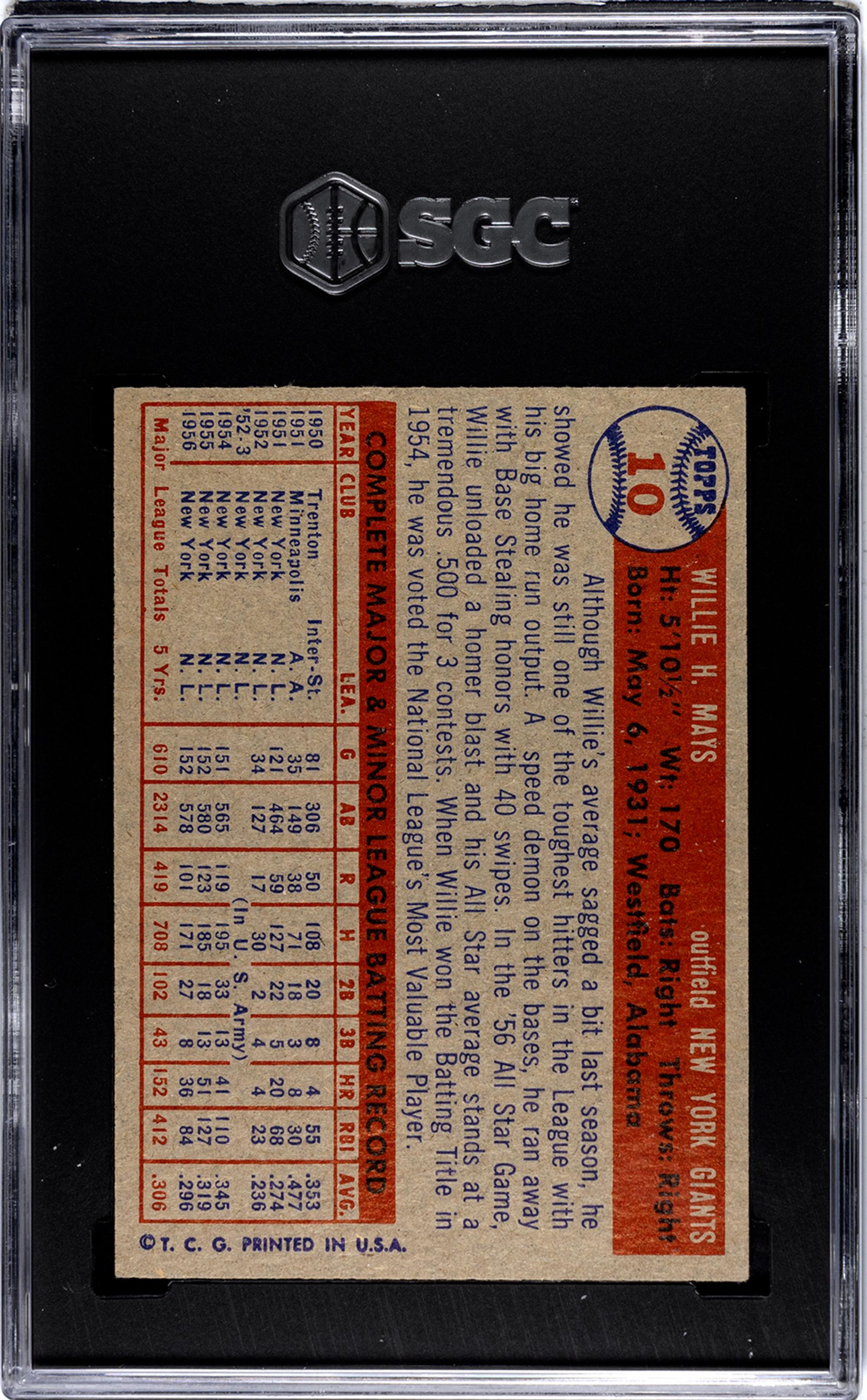 A Complete Set of 1957 Topps Baseball Cards Including SGC Graded Key Cards (407/407),