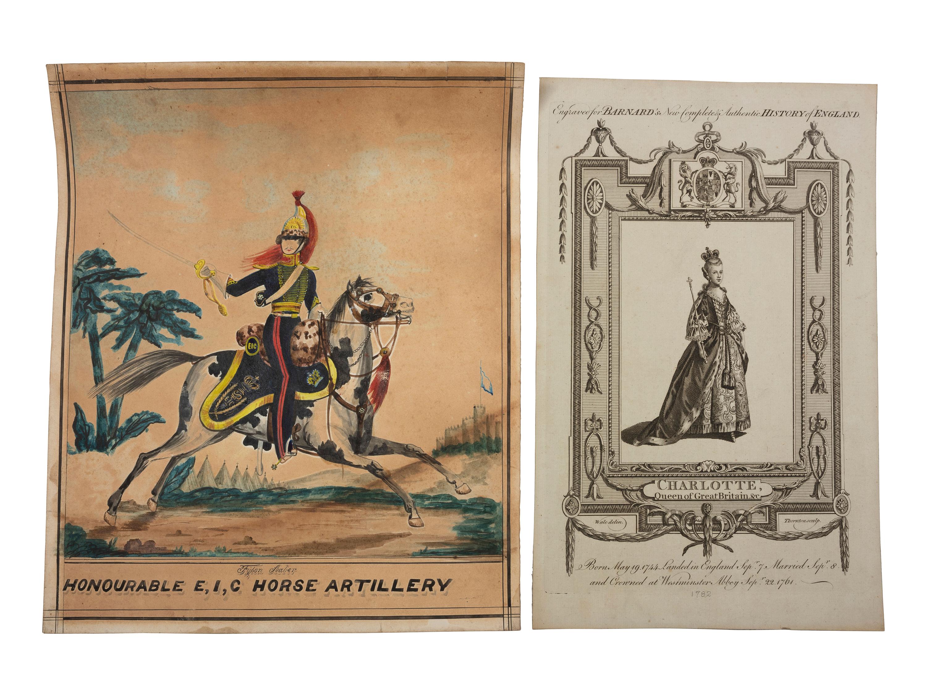 [EUROPEAN MISCELLANY]. A large group including items related to Napoleon Bonaparte, the papacy, and other militaria, comprising: