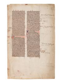 5 remarkable leaves illuminated from the late 13th to the late 15th century in France and England.