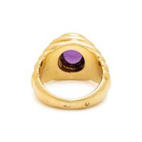 MAUBOUSSIN, AMETHYST AND MOTHER OF PEARL RING