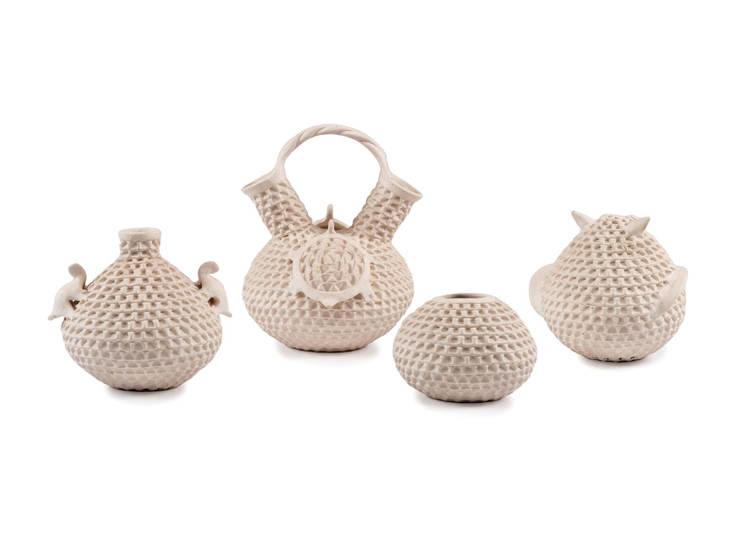 Collection of Corrugated Pottery