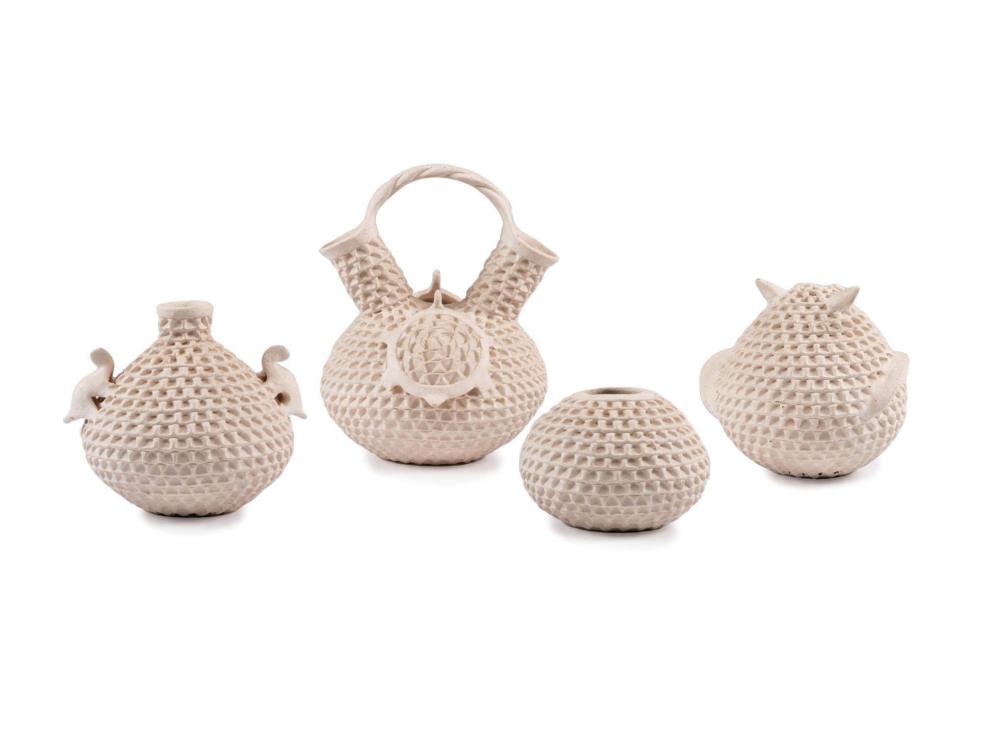 Collection of Corrugated Pottery