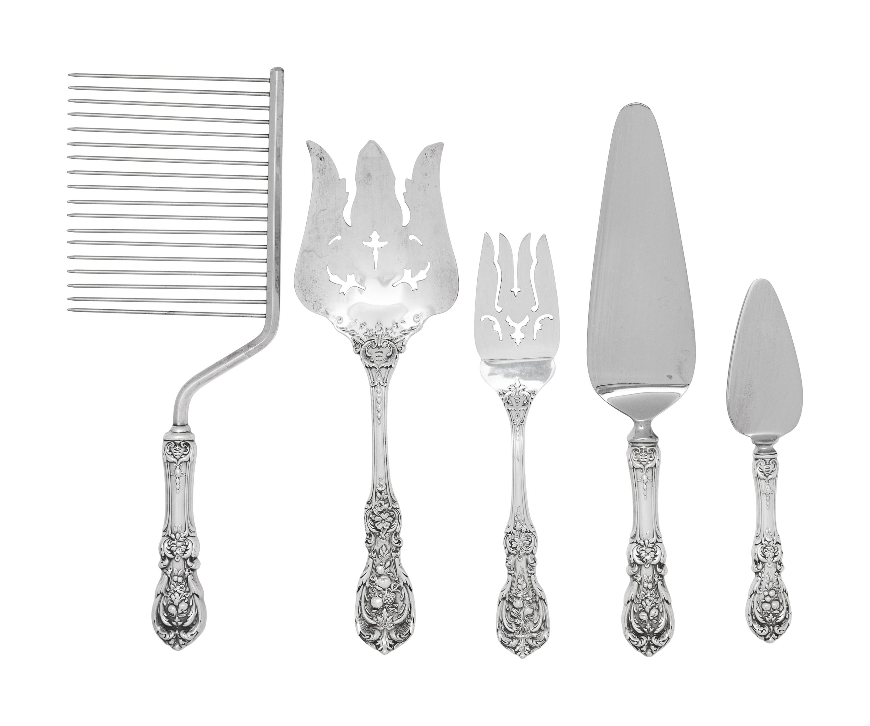 An American Silver Francis I Flatware Service