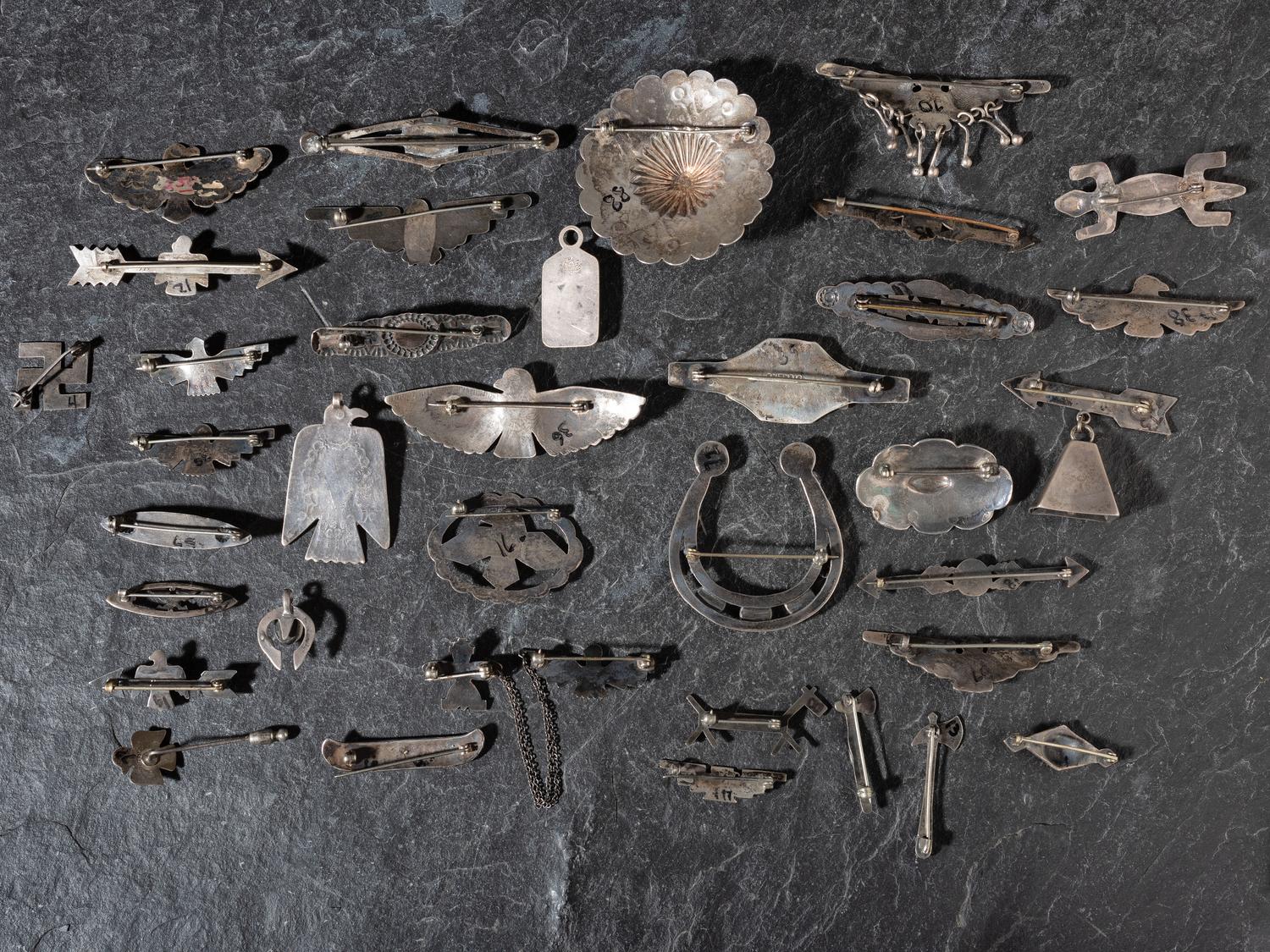 Navajo Fred Harvey Era Curio Pins and Pendants