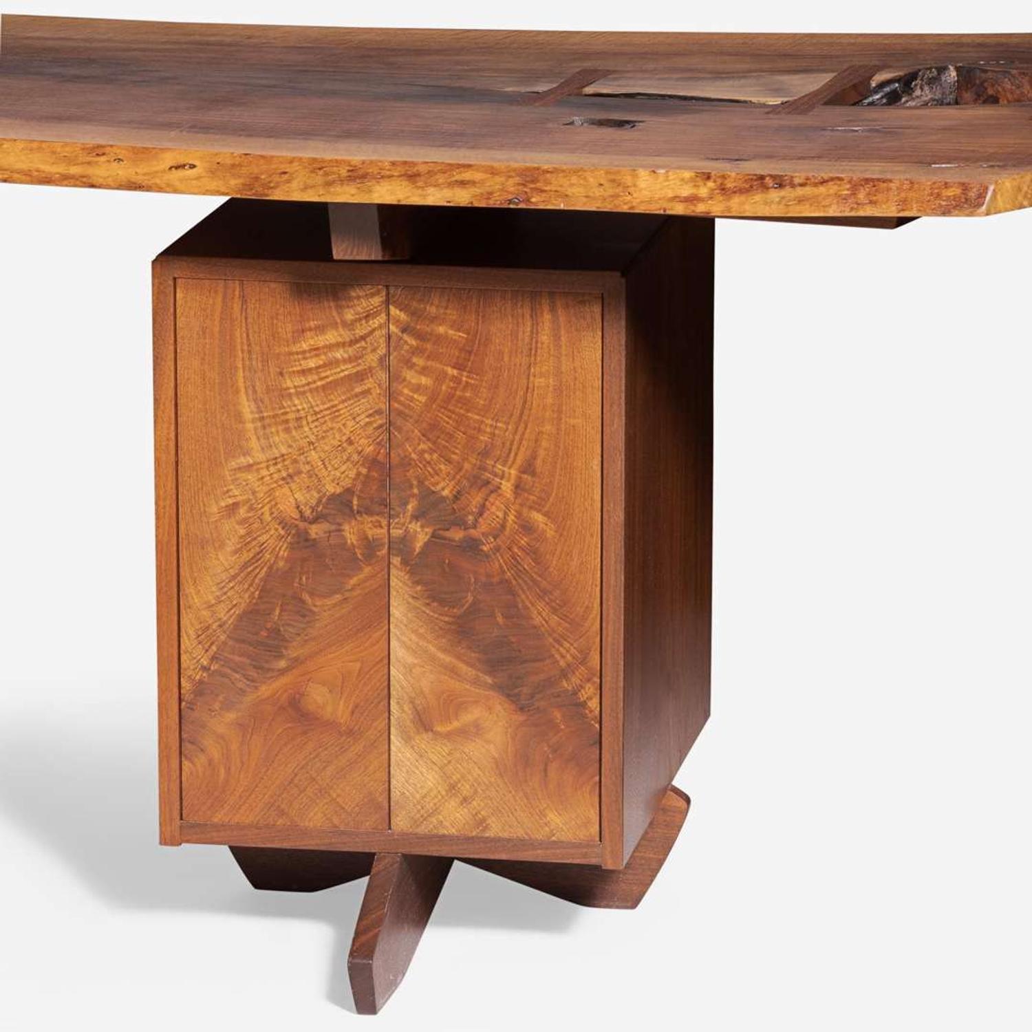 Mira Nakashima (American, b. 1942) Exceptional "Conoid" Desk, George Nakashima Woodworker, New Hope, Pennsylvania, 2010