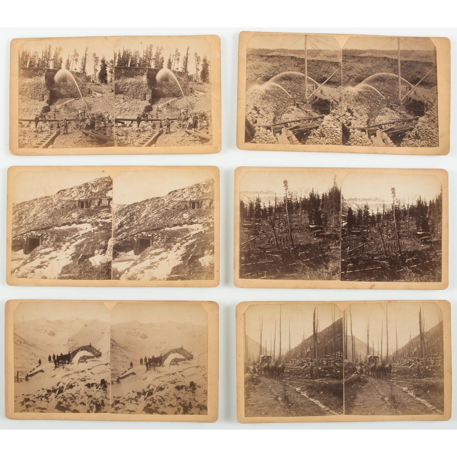 Colorado Stereoviews by T.C. Miller, Featuring Exceptional Images of of Miners and Mining Operations