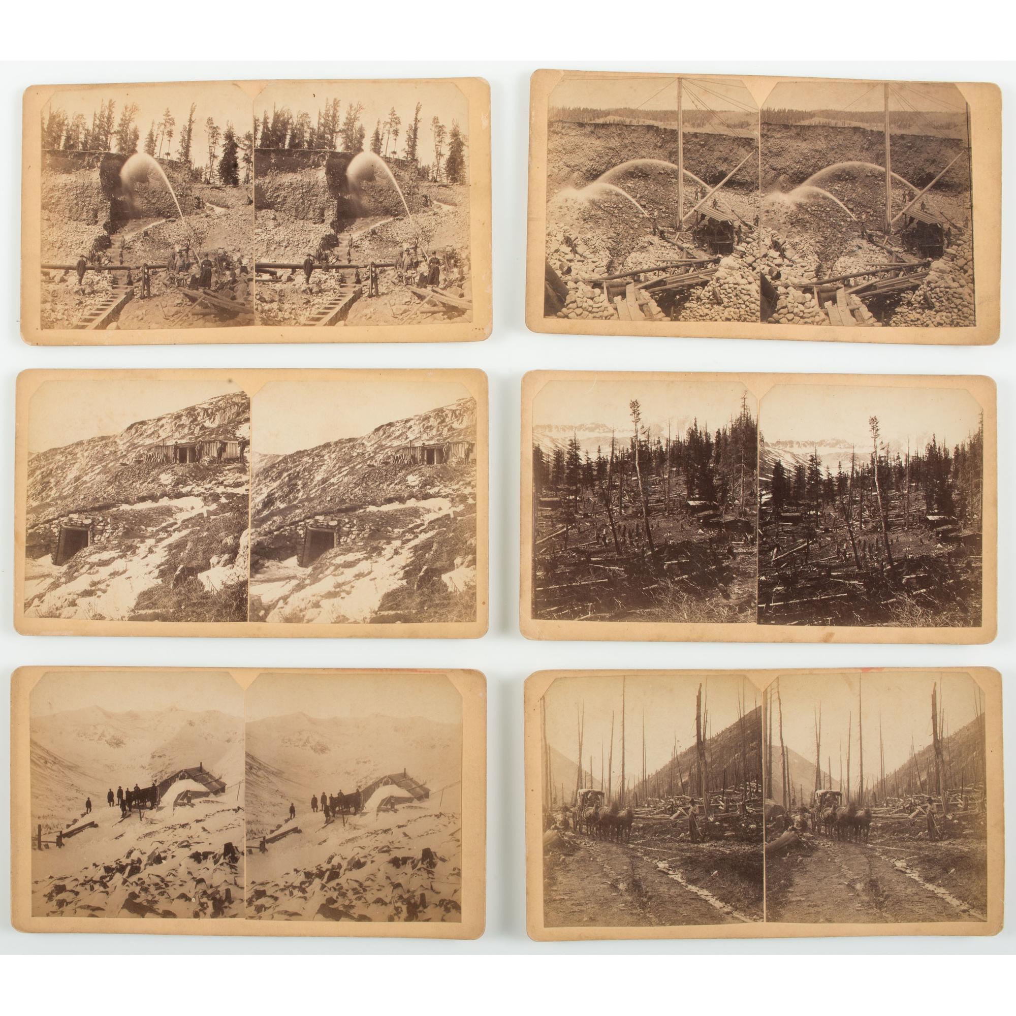Colorado Stereoviews by T.C. Miller, Featuring Exceptional Images of of Miners and Mining Operations