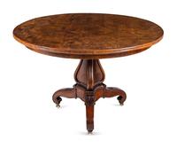 An Italian Burl Walnut Center Table
