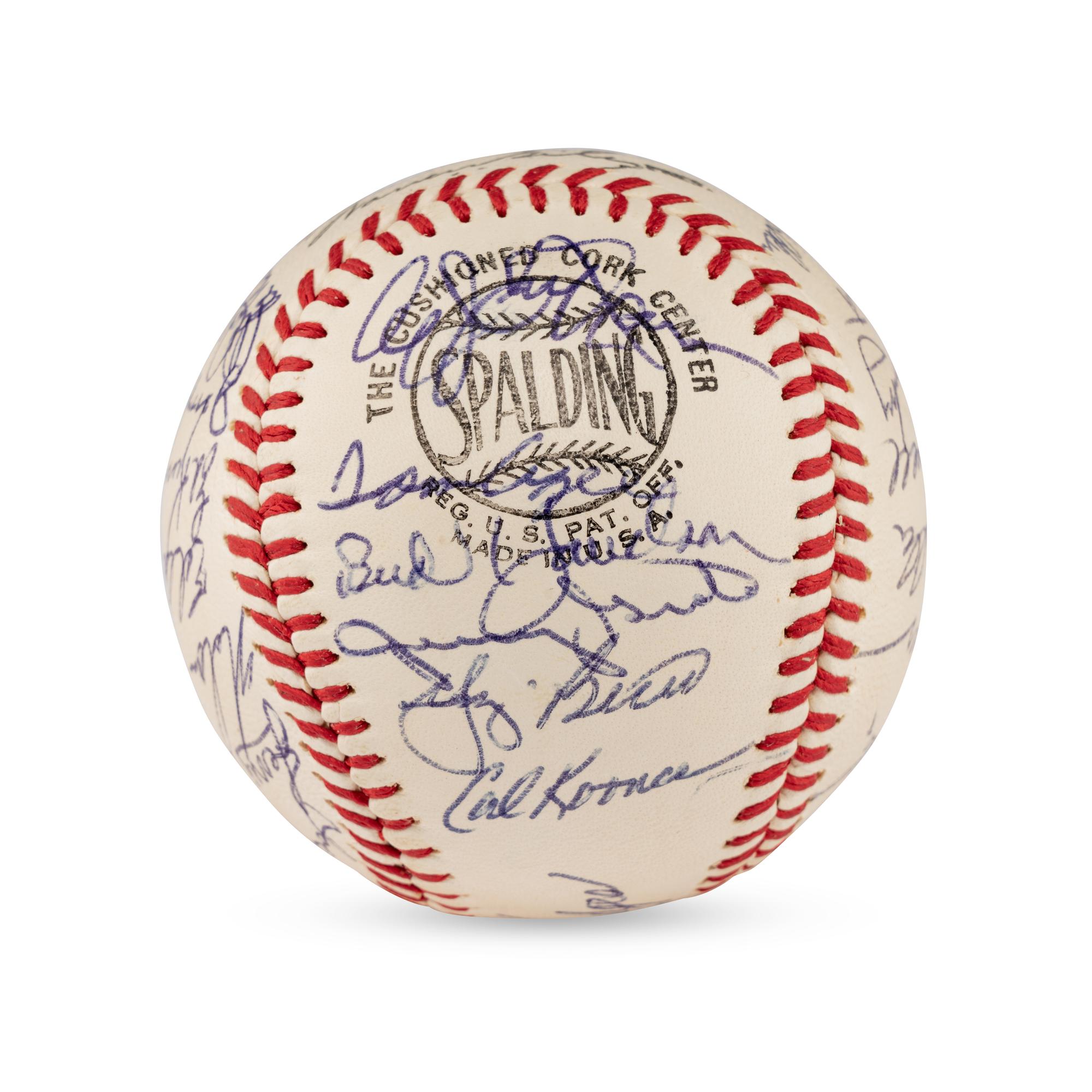 A 1968 New York Mets Team Signed Autograph Baseball Featuring Nolan Ryan and Tom Seaver (Beckett Authentication Services)