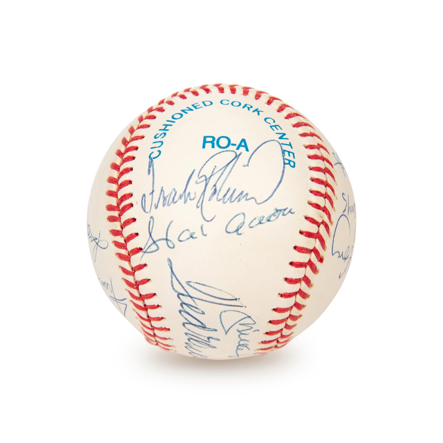 A 500 Home Run Club Signed Autograph Baseball (Beckett Authentication Services Letter)