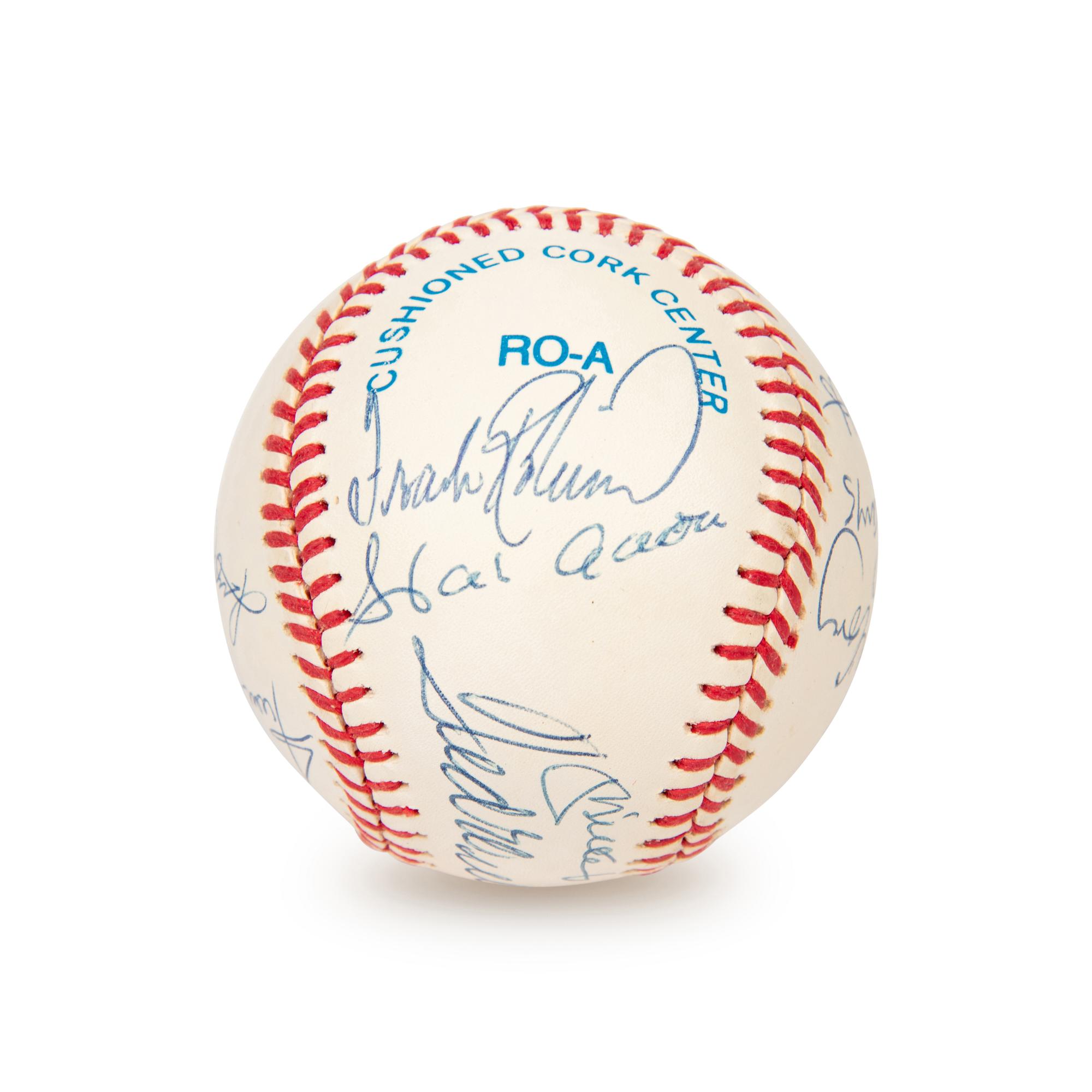 A 500 Home Run Club Signed Autograph Baseball (Beckett Authentication Services Letter)