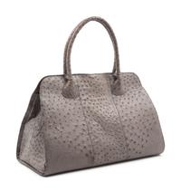 Nancy Gonzales Ostrich Hand Bag, 1990-2000s