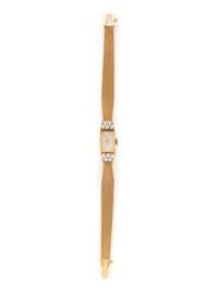 GLYCINE, YELLOW GOLD AND DIAMOND WATCH