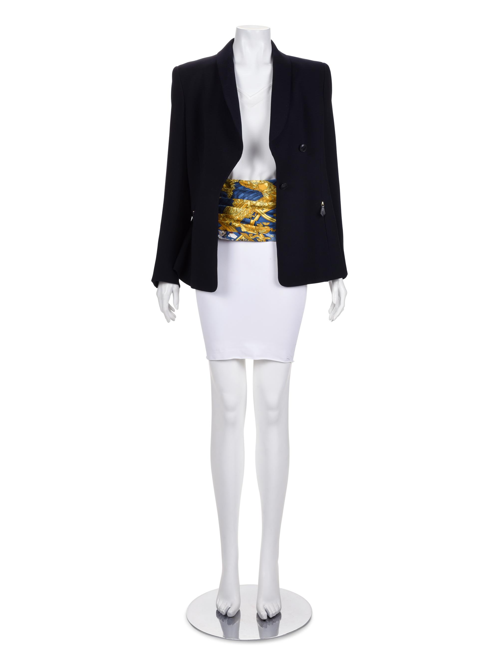 Hermès Jacket with Cummerbund